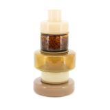 Vaas Golas 17cm - Bruin - 240231 Vaas Golas 17cm - Bruin - 240231