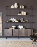 Wandkast James 4-deurs - Bruin - 95863 Wandkast James 4-deurs - Bruin - 95863