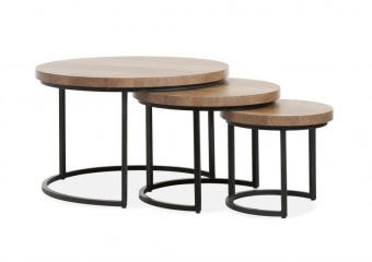 Houten Salontafel Set van 3