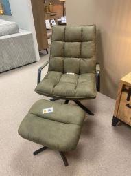 OUTLET EINDHOVEN! - Draaistoel Cowboy and Poef Cowboy