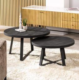 Ronde Salontafel set Flare