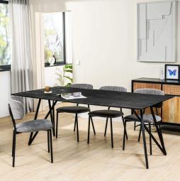 Eettafel Star Zwart