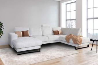 Baarlo Ottomaan + 2 Zits + Longchair - MAGAZIJN OPRUIMING - Juke 149 Steel