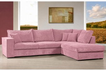 Afferden Longchair in roze – kleurimpressie