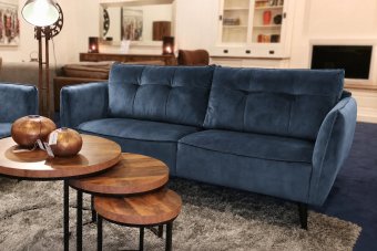 Akker Bankstel in blauw – kleurimpressie