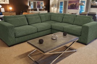 Almere 2 + Hoek + 2 Zits in groen – kleurimpressie