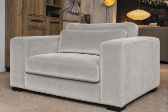 Almere Loveseat in velvetstof – materiaalimpressie
