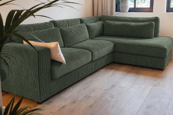 Almere Ottomaan in groen – kleurimpressie