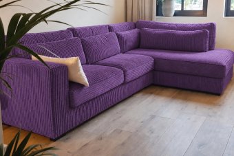 Almere Ottomaan in paars – kleurimpressie