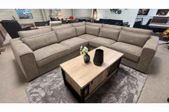 Alphen 2 + Hoek + 2 Zits in taupe – kleurimpressie