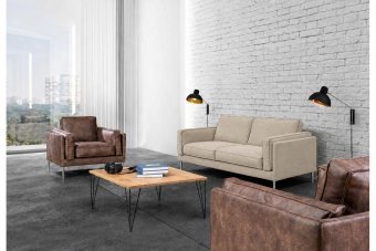 Alverna Bankstel in beige – kleurimpressie