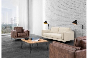 Alverna Bankstel in creme – kleurimpressie