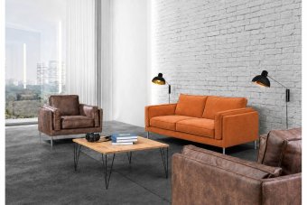 Alverna Bankstel in oranje – kleurimpressie