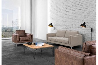 Alverna Bankstel in taupe – kleurimpressie