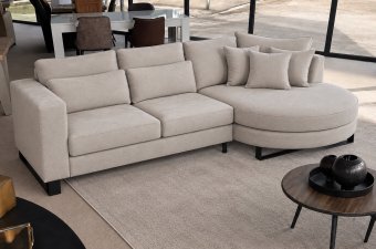 Loungebank Amstelveen · 2 Zits + Longchair Rond 292cm