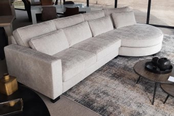 Loungebank Amstelveen · 2 Zits + Longchair Rond 292cm