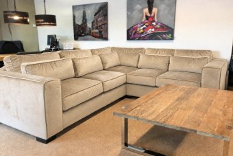 Amsterdam 2 + Hoek + 2 zits in beige – kleurimpressie