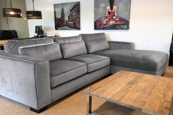 Amsterdam Longchair in grijs – kleurimpressie