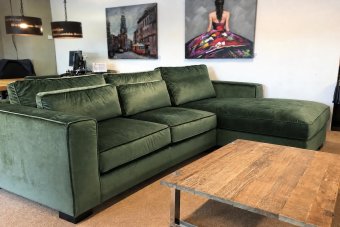 Amsterdam Longchair in groen – kleurimpressie