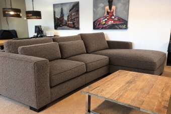 Amsterdam Longchair in teddystof – materiaalimpressie