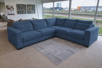 Arnhem 2 + Hoek + 2 Zits in blauw – kleurimpressie