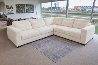 Arnhem 2 + Hoek + 2 Zits in creme – kleurimpressie
