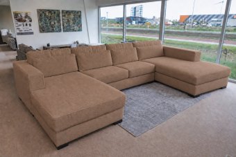 Arnhem Longchair + 2 zits + Longchair in bruin – kleurimpressie