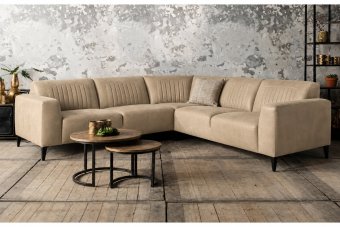 Aspen 2 + Hoek + 2 Zits in beige – kleurimpressie