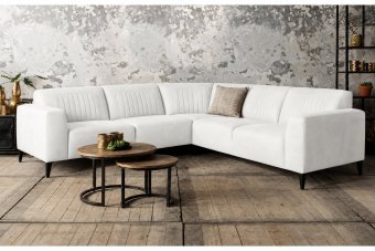 Aspen 2 + Hoek + 2 Zits in wit – kleurimpressie