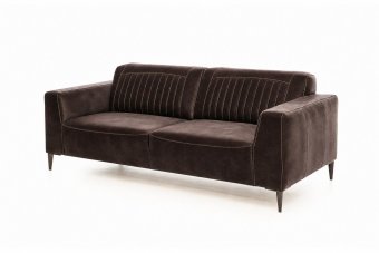 Aspen Bankstel in velvetstof – materiaalimpressie
