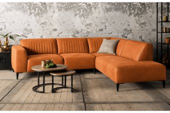 Aspen Hoekbank in oranje – kleurimpressie