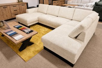Baarlo U-Bank in creme – kleurimpressie