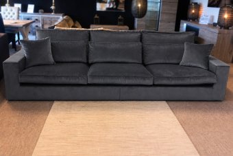 Bank XL Terheijden in antraciet – kleurimpressie
