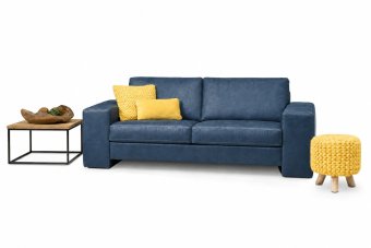 Bankstel Maassluis in blauw – kleurimpressie