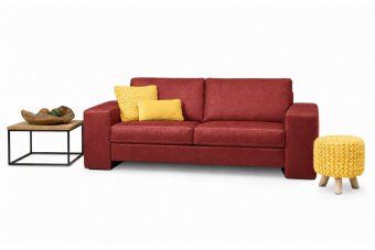 Bankstel Maassluis in rood – kleurimpressie