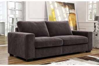 Bankstel Venlo in velvetstof – materiaalimpressie