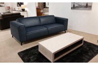 Bankstel Wolvega in kunstleer – materiaalimpressie
