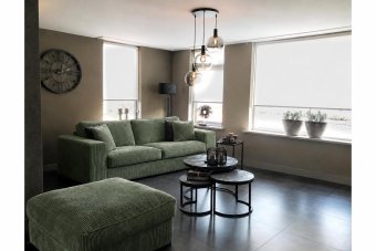 Berlicum 2.5 Zits Bank in groen – kleurimpressie