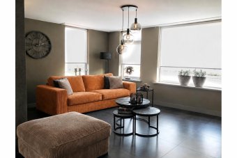 Berlicum 2.5 Zits Bank in oranje – kleurimpressie