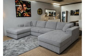 Berlicum Longchair + 2.5 + Longchair in grijs – kleurimpressie