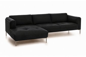 Bern Longchair Klein + 2 Zits in zwart – kleurimpressie