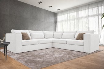 Blaricum 2 + Hoek + 2 Zits in wit – kleurimpressie