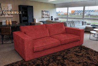 Blaricum 2 Zits in rood – kleurimpressie