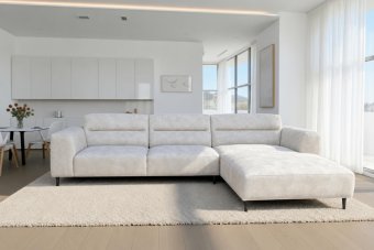 Bank Bloemendaal · 2 Zits + Longchair 290cm