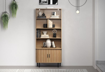 Boekenkast Rijssen - MAGAZIJN OPRUIMING - Eikenkleur - foto 1