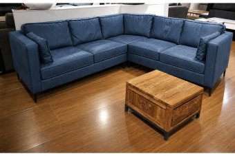 Borne 2 + Hoek + 2 Zits in blauw – kleurimpressie