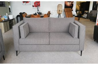 Borne Bankstel in ribstof – materiaalimpressie