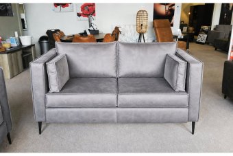 Borne Bankstel in velvetstof – materiaalimpressie