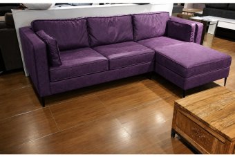 Borne Longchair in paars – kleurimpressie