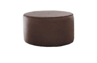 Bruine hocker Poef Lexmond 45x45cm – A-meubel